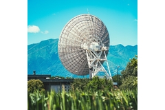 Image Satellite on a farm in developing country.